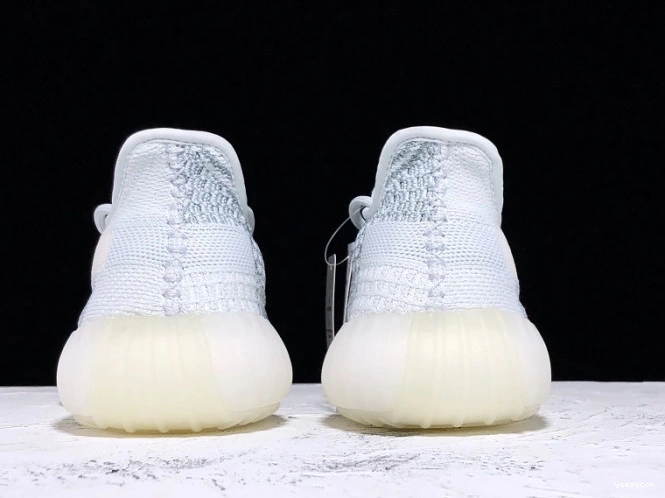 V2 Reflective Boost White Yeezy Cloud FW5317 Adidas 350 0712